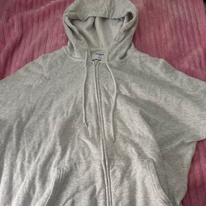 Grey Zip Up Hoodie